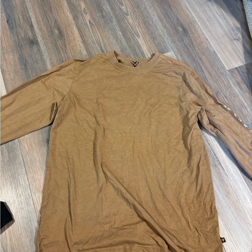 Hawx Casual Tan Long Sleeve Shirt for Men